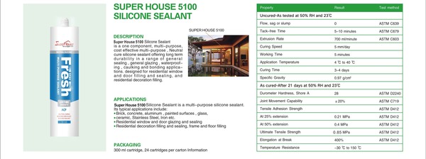 SUPER HOUSE 5100 SILICONE SEALNANT