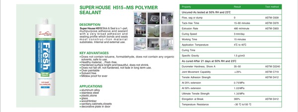 SUPER HOUSE H515-MS POLYMER SEALANT